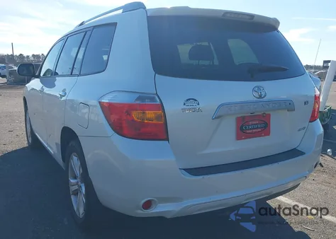 2008 Toyota Highlander Limited from USA, damaged, VIN JTEES42A882040111